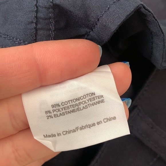 Tory Burch Navy Skinny Trousers Pants - Picture 11 of 14